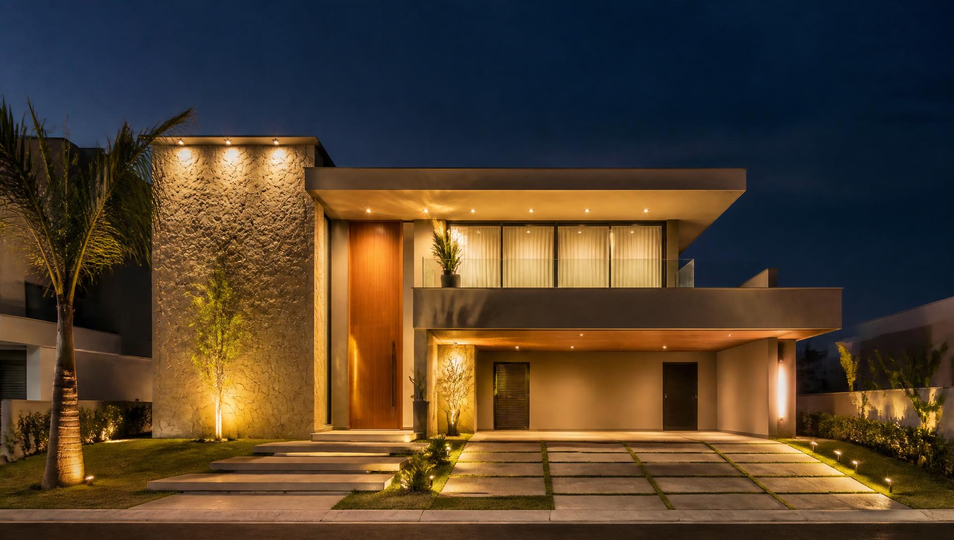 Fachada de imóvel de alto padrão em Janaúba